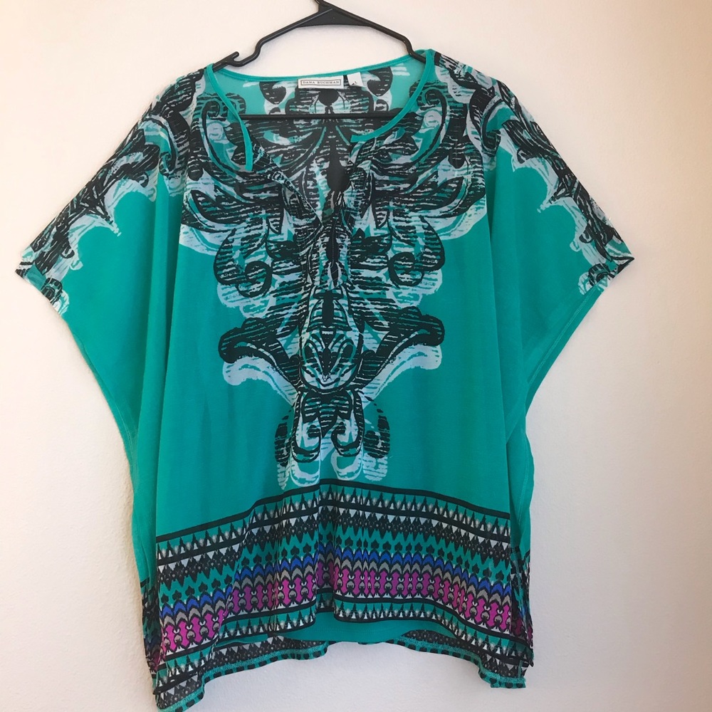 Dana Buchanan Tunic Blouse w/ Attached Shell